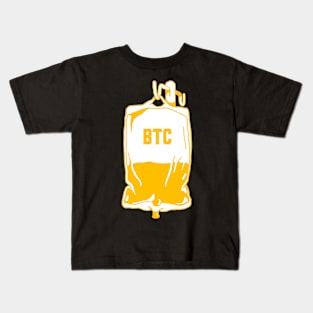 Bitcoin Junkie Cryptocurrency Kids T-Shirt